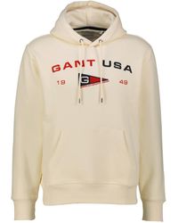 GANT - Sweatshirt mit Kapuze GRAPHIC SWEAT HOODIE - Lyst
