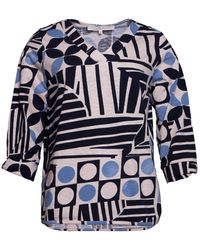 SER - Neu eingetroffen! Tunika Shirt weiche Leinenstruktur W5250122 - Lyst
