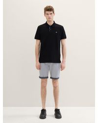 Tom Tailor - Bermudas Slim Chino Shorts mit Gürtel - Lyst
