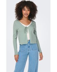 ONLY - Strickjacke ONLCARLOTTA L/S STRING CARDIGAN JRS - Lyst