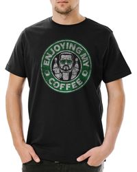Urban Backwoods - Print- Sobchak Coffee T-Shirt Fun Big Walter Lebowski Guy - Lyst
