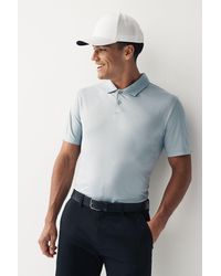 Next - Poloshirt Strukturiertes Golf & Active Polohemd (1-tlg) - Lyst