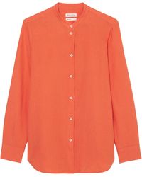 Marc O' Polo - Klassische Bluse Blouse, flared shape, long sleeve - Lyst