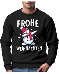 MoonWorks - Sweatshirt Frohe Weihnachten Weihnachtspullover Lustig Dabbing - Lyst