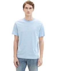Tom Tailor - T-Shirt mit Streifenmuster - Lyst