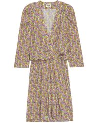 Zadig & Voltaire - Sommerkleid Kleid RUZ CREPE LIBERTY WINGS aus Viskose - Lyst