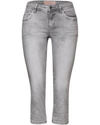 Street One - Chinohose Style QR Crissi.lw.grey deco - Lyst