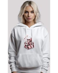 F4NT4STIC - Kapuzenpullover Cozy Winter Skelett Premium Qualität - Lyst