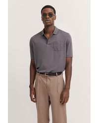 Bugatti - Poloshirt mit Brusttasche - Lyst