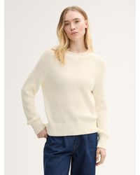 Tom Tailor - Strickpullover mit leichten Ballonärmeln - Lyst