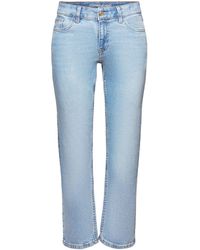 Esprit - 7/8- Ankle-Jeans – gerade Passform, mittelhoher Bund - Lyst