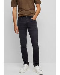 BOSS - Slim-fit-Jeans Delaware aus Super-Stretch-Denim - Lyst