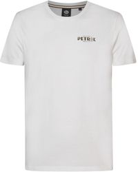 Petrol Industries - - Kurzarmshirt - Rückenaufdruck Suntide - Men T-Shirt SS Classic Print - Lyst