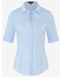 MORE&MORE - &MORE Blusenshirt Cotton Stretch Blouse, italian blue - Lyst
