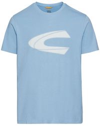 Camel Active - Rundhalsshirt T-Shirt XXL eisblau Logo-Print - Lyst