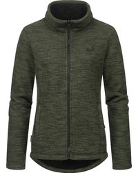 Ragwear - Strickjacke Liram Melange Kuschelige Übergangsjacke in Strick-Optik - Lyst
