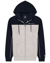 Champion - Kapuzensweatshirt Hooded Full Zip Sweatshirt BS501 NNY/NOXM/WHT - Lyst