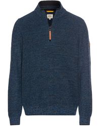 Camel Active - Troyer Pullover aus einem Baumwollmix - Lyst