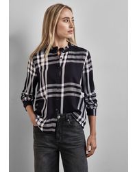Street One - Langarmbluse aus softer Viskose - Lyst