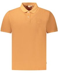 Pepe Jeans - Kurzarm-Poloshirt in Orange aus nachhaltiger - Lyst