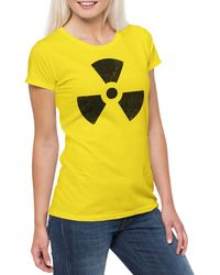 Urban Backwoods - Print- Radioactive Vintage Symbol T-Shirt Biohazard Big Radiation - Lyst