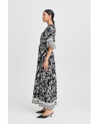B.Young - Midikleid BYJASMINA Lässiges gemustertes Maxikleid - Lyst