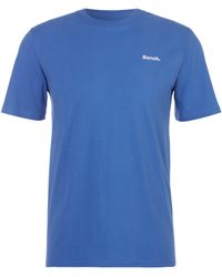 Bench - T-Shirt mit kleinem Markenaufdruck vorn - Lyst