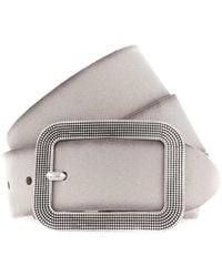 Vanzetti - Ledergürtel 40Mm Suede Belt Aus Echtem Leder - Lyst
