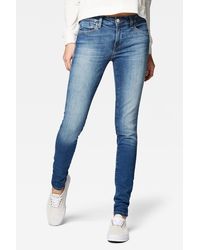 Mavi - Skinny Fit Denim Jeans Normal Waist Stretch Hose ADRIANA (1-tlg) 4155 in Blau-2 - Lyst