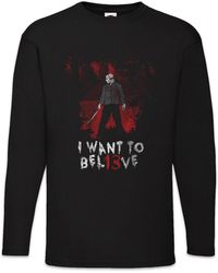 Urban Backwoods - Langarmshirt I Want To Bel13ve Langarm T-Shirt Freitag 13 Vorhees Friday - Lyst