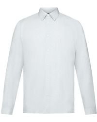 Esprit - Businesshemd Slim-Fit-Hemd aus Baumwolle mit Muster - Lyst