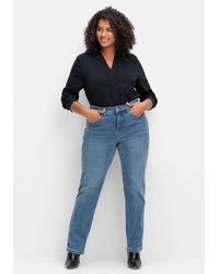 Sheego - Gerade Jeans Große Größen mit Bodyforming-Effekt - Lyst
