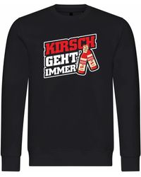 deinshirt - Rundhalspullover Pullover Lieber Voll Mit Print Motiv, Grafik - Lyst