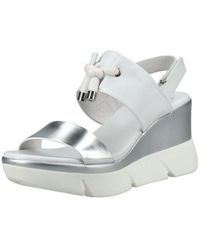 Nero Giardini - Sandalen Leder Keilsandalette - Lyst