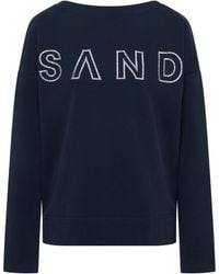 Elbsand - Sweatshirt Anouk weiter Ausschnitt, locker geschnitten - Lyst