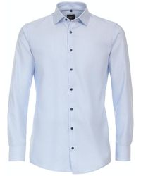 Venti - Blusenshirt Kent Modern Fit, 100 blau - Lyst