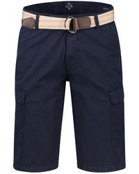 Lerros - Bermudas Cargo-Bermuda mit Gürtel (Set) - Lyst