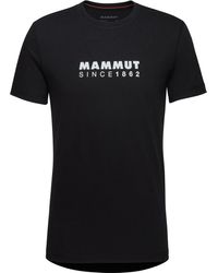 Mammut - Kurzarmshirt Core T-Shirt Men Logo BLACK - Lyst