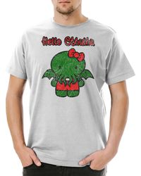 Urban Backwoods - Print-Shirt Hello Cthulhu T-Shirt Wars Horror Arkham H. P. Lovecraft (1-tlg) - Lyst