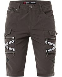 Cipo & Baxx - Stoffhose Capri-Shorts mit zahlreichen Taschen - Lyst