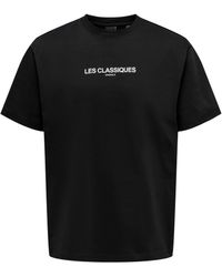 Only & Sons - T- - Shirt kurzarm - ONSLES CLASSIQUES RLX HVY SS TEE - Lyst