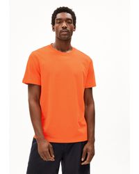 ARMEDANGELS - MAARKOS (1-tlg., Relaxed Fit) Heavyweight T-Shirt aus recyceltem Baumwoll Mix - Lyst