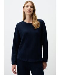 Jimmy Key - Rundhalsausschnitt Langärmlig Gemustert Strick Sweatshirt - Lyst