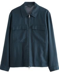 Next - Hemdjacke aus Baumwoll-Leinen-Mischung (1-St) - Lyst