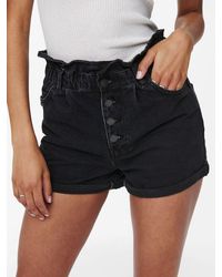 ONLY - Jeansshorts Kurze Bermuda Denim Jeans Shorts mit elastischem Bund ONLCUBA - Lyst