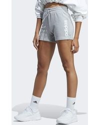 adidas - ESSENTIALS LINEAR FRENCH TERRY SHORTS - Lyst