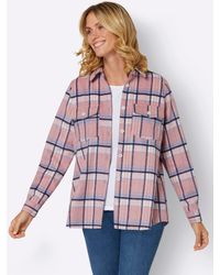 WITT - Blusenblazer Karo-Blusenjacke - Lyst