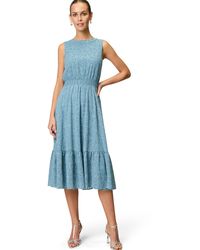Zero - Midikleid mit Volants Volant - Lyst