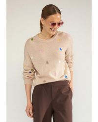 Numph - Strickpullover Nuflorie Pullover - Lyst