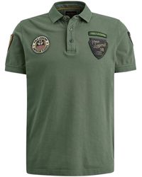 PME LEGEND - T-Shirt Short sleeve polo pique badge - Lyst